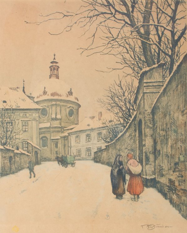 Tavík František Šimon - Zimní ulice