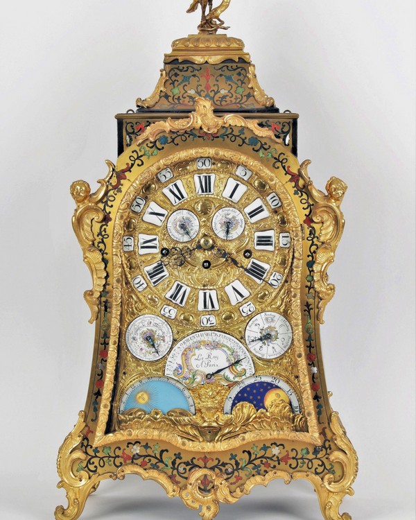 An important and extremely rare Astronomical Musical Clock Le Roy A Paris