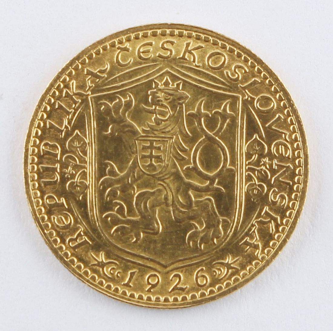 Zlatá mince: Svatováclavský dukát 1926