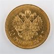 Zlatá mince: 10 rubl Mikuláš II. 1903