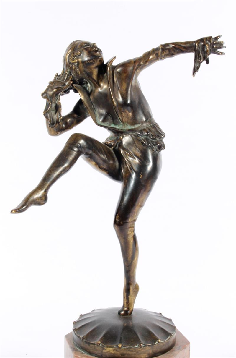 Goldscheider – Bronze Art Nouveau dancer