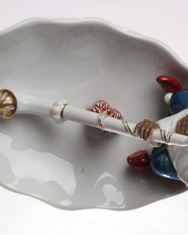 Porcelánový popelník s plastikou Turka - Rosenthal