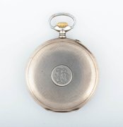 Stříbrné kapesní hodinky IWC Schaffhausen – L. Hainz Prague