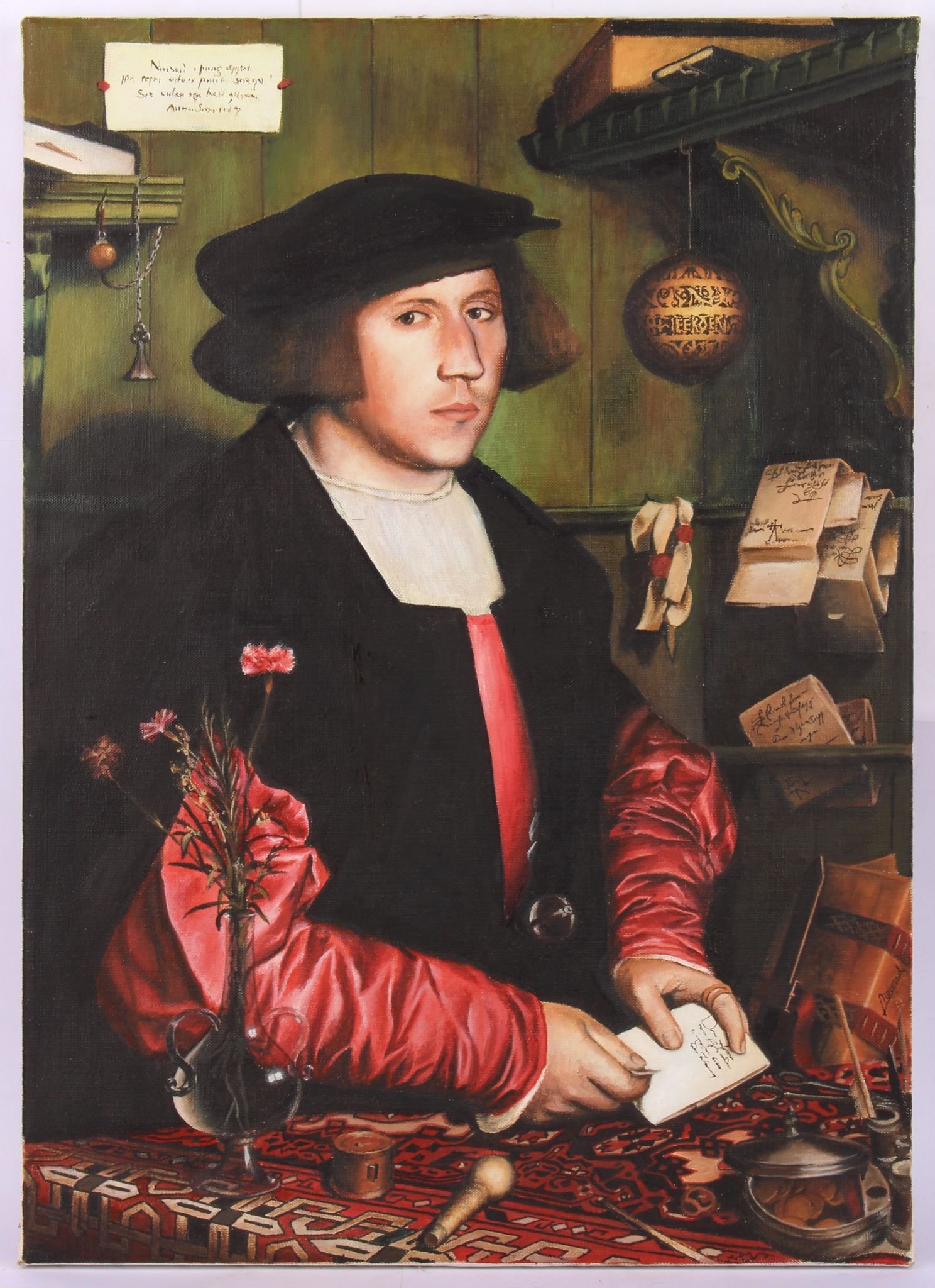 Mans Holbein mladší- Obchodník George Gies (kopie)