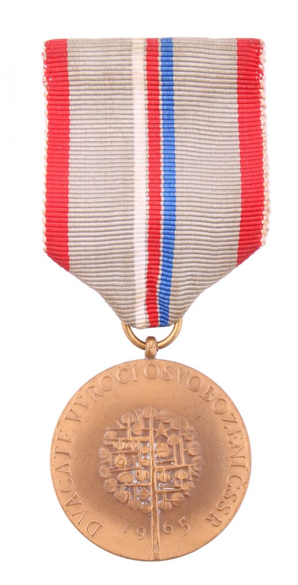 Pamětní medaile k 20. výročí osvobození Československa