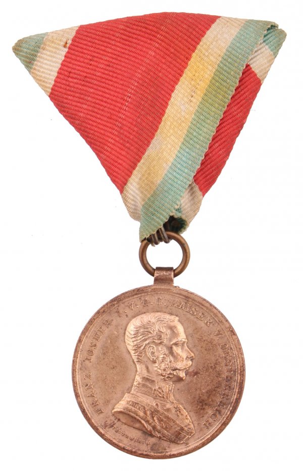 Medaile za statečnost FRANZ JOSEPH I. - Der Tapferkeit;