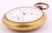 Pánské zlacené kapesní hodinky Longines