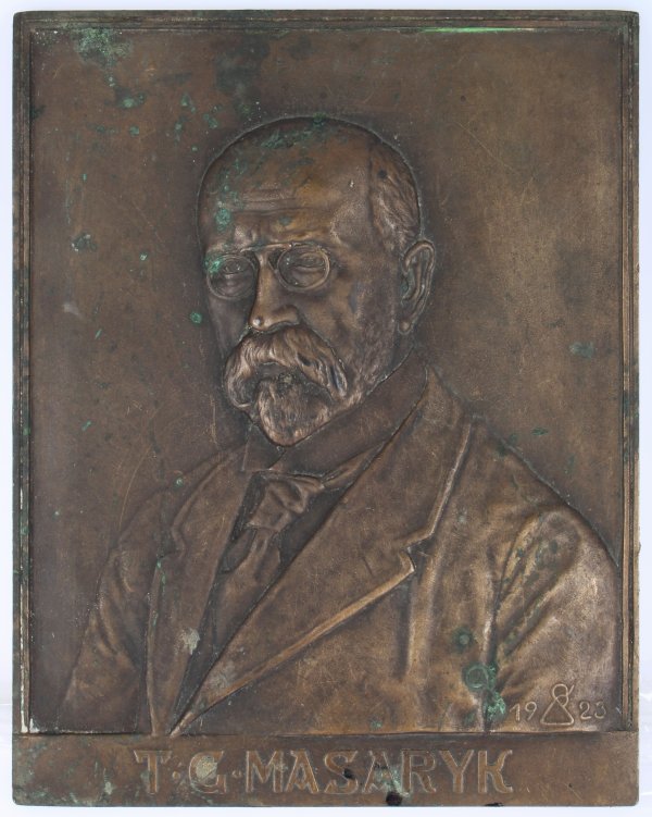 Nástěnná plaketa T.G.Masaryk 