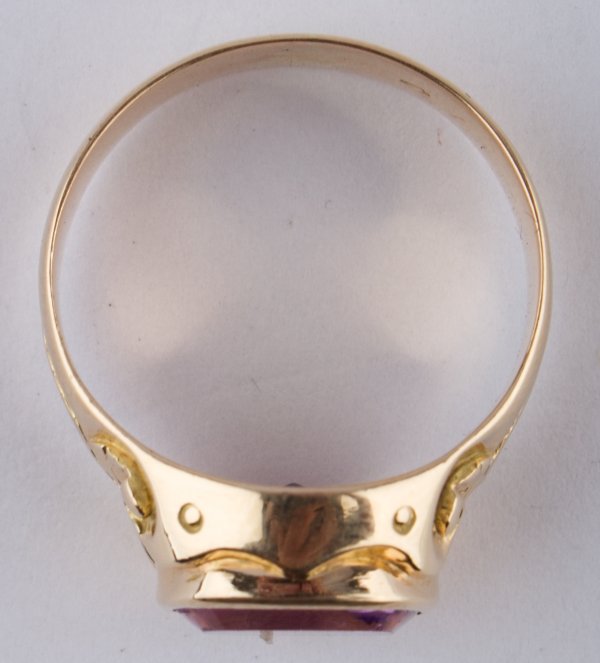 Pánský zlatý prsten 