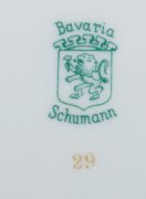 Šálek s podšálkem  a dezertním talířkem  - Bavaria Schumann