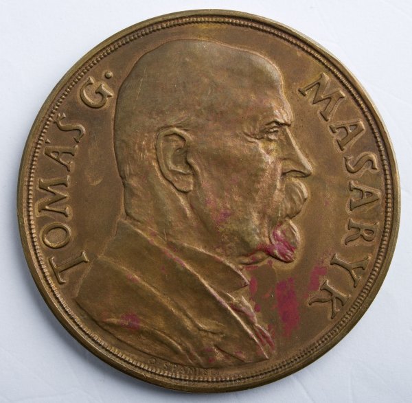 Bronzová medaile T.G. Masaryk  85. narozeniny 1935