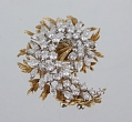 Zlatá brož s diamanty 8,25 ct