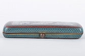 Mosazná Cloisonné krabička na vizitky nebo cigarety