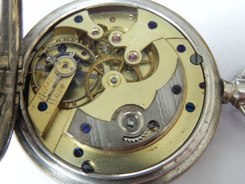 Stříbrné kapesní hodinky