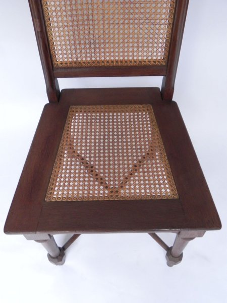 Zámecké židle s výpletem