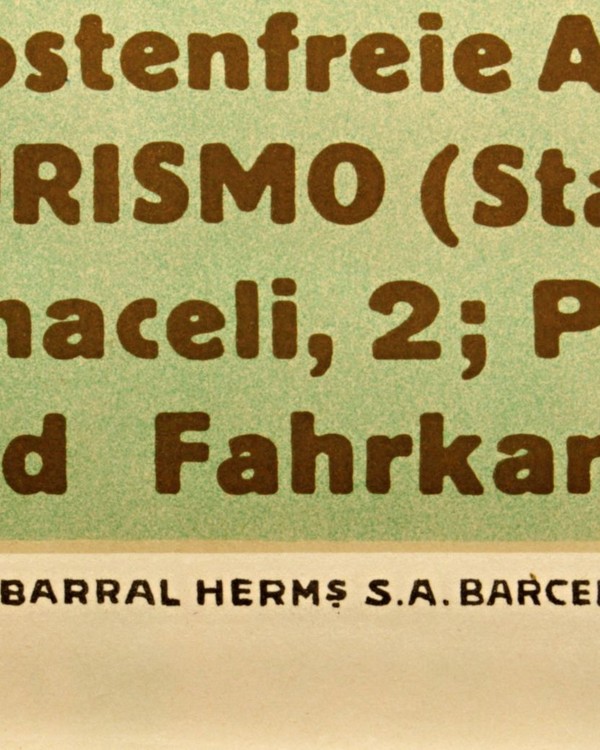 Plakát Spanien - A. GALI FABRA