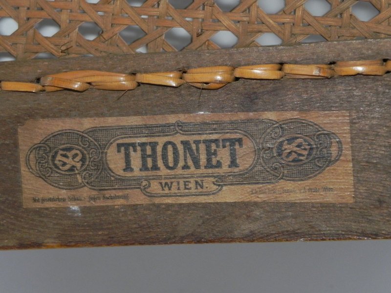 Židle s výpletem - Thonet Wien