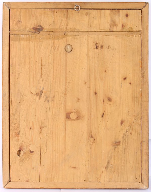 Intarzovaný obraz dřevo
