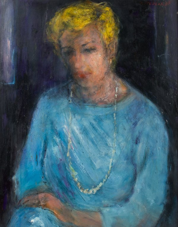 Jiří Stejskal (1948 - 1988) - Dáma v modrém