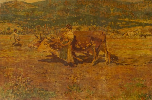 Joža Úprka - Krávy na poli
