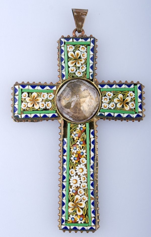 Křížek - benátská mozaika