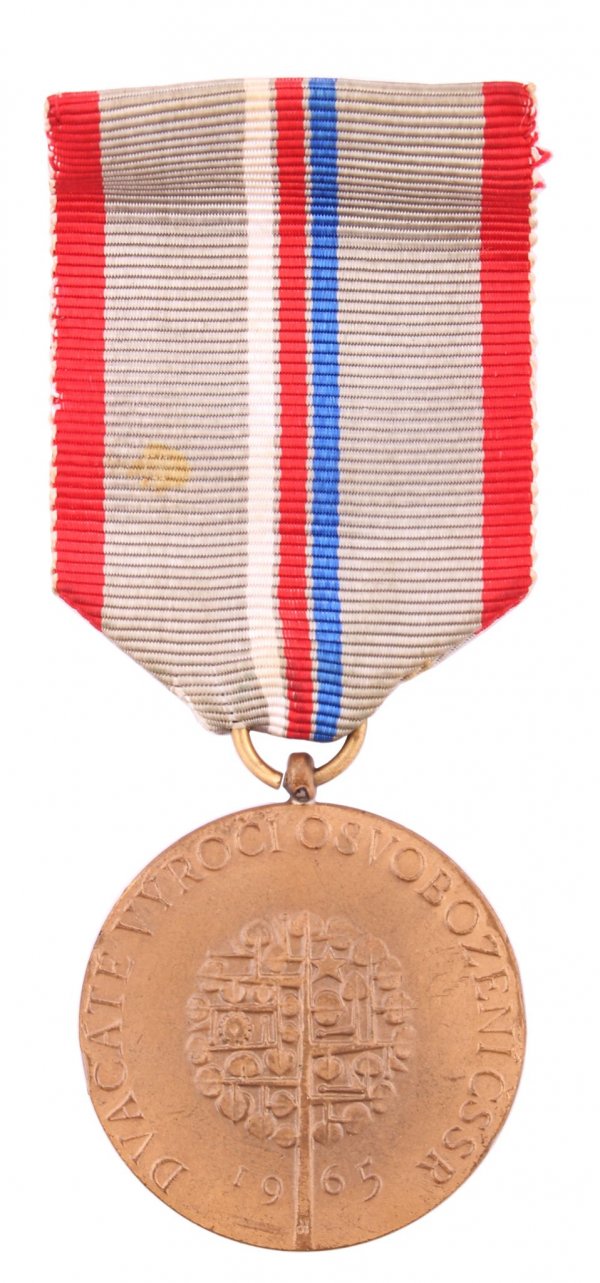 Pamětní medaile k 20. výročí osvobození Československa;