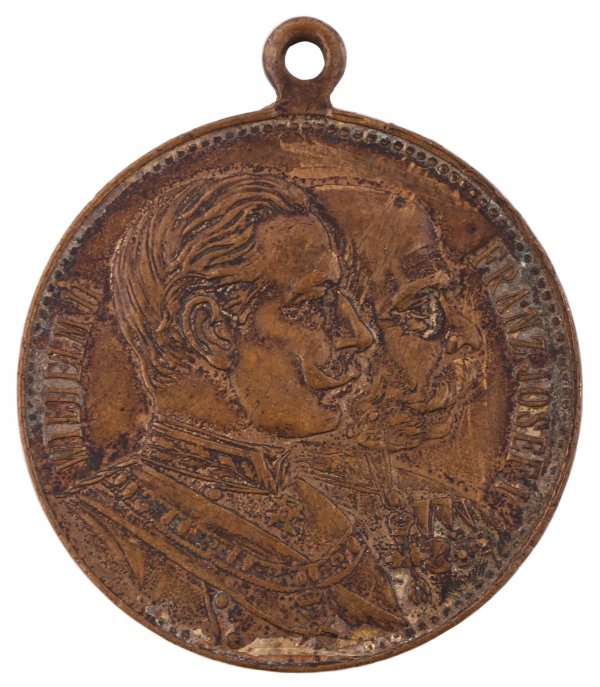 Medaile k upomínce na císařské manévry u Velkého Meziříčí 1909
