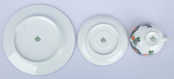 Rosenthal - Porcelánový šálek s podšálkem a dezertním talířkem 
