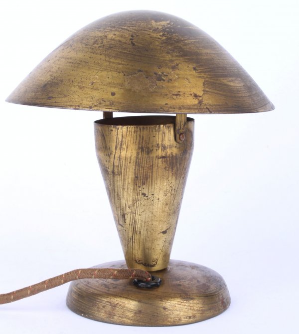 Kovová lampa - hříbek