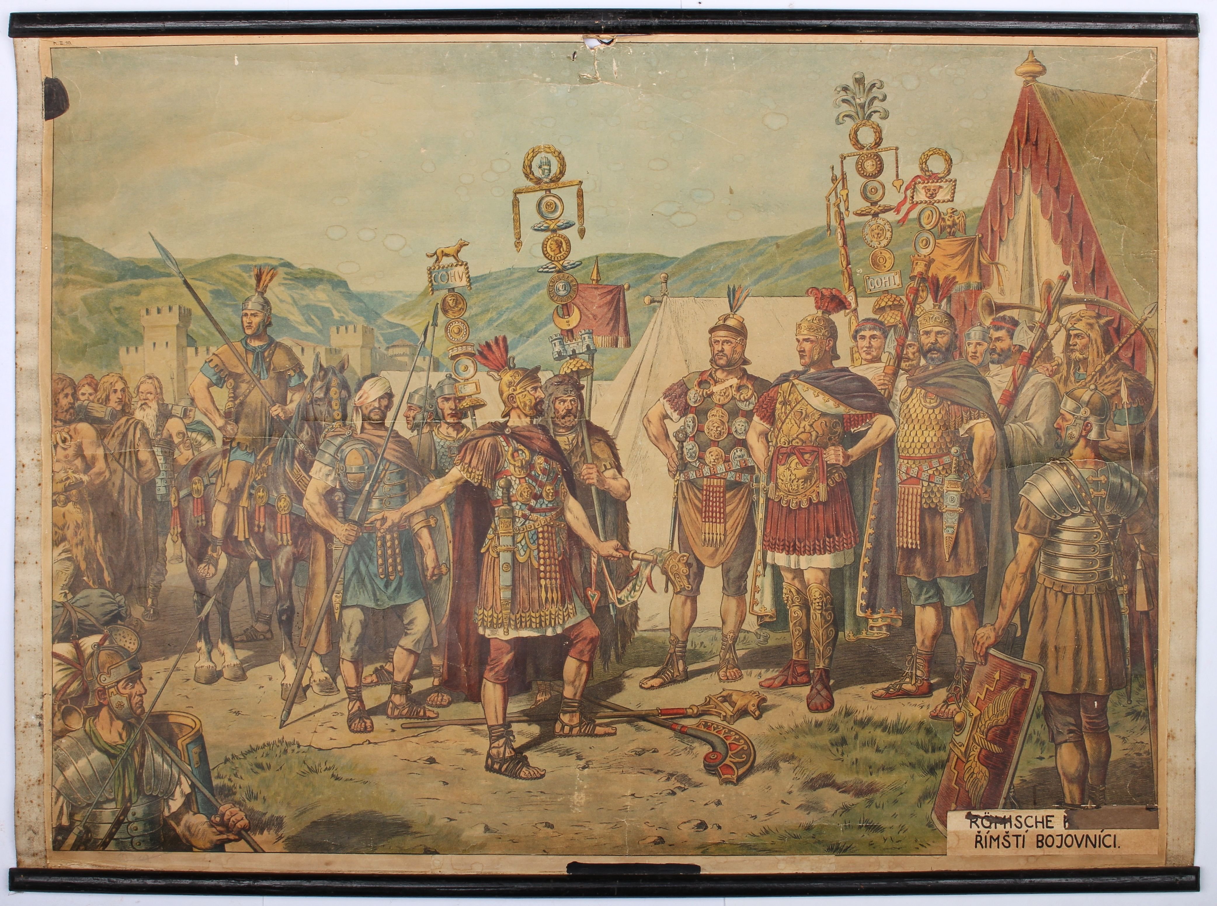 Školní plakát - Římští vojáci