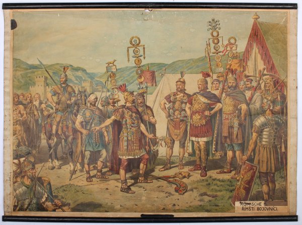 Školní plakát - Římští vojáci