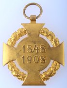 Jubilejní kříž Franz Josef I. z roku 1908