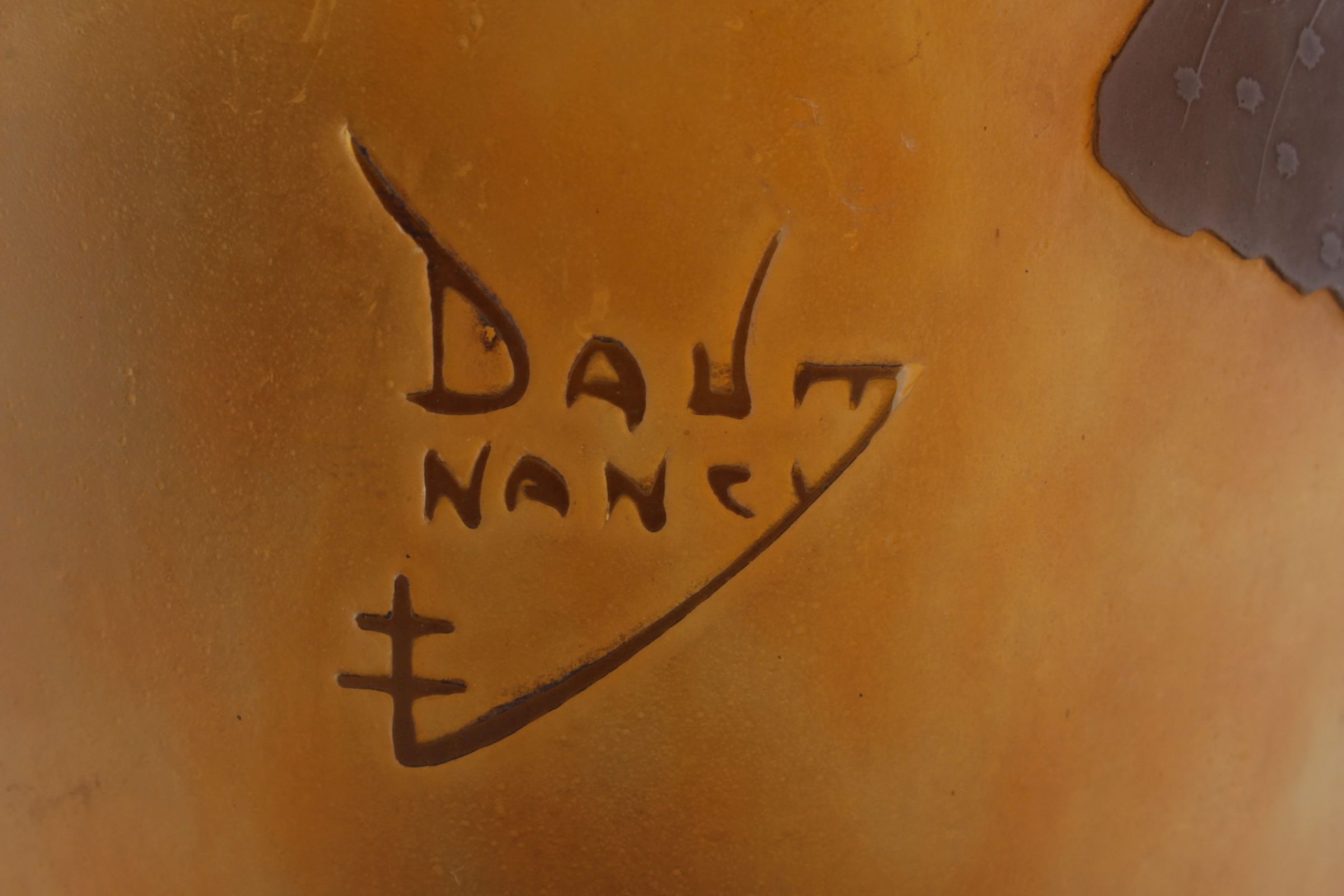 Velká secesní váza Daum Nancy