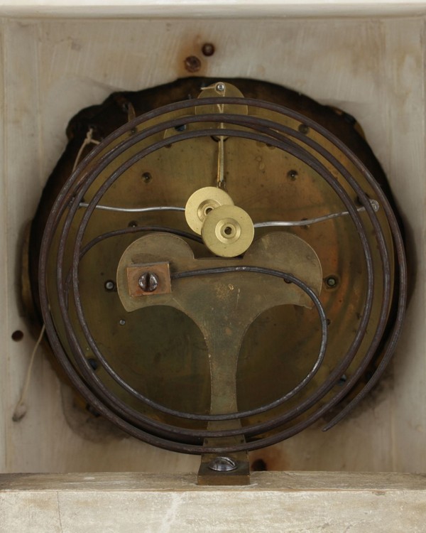 An Austrian Empire clock W. Schönberger in Wien