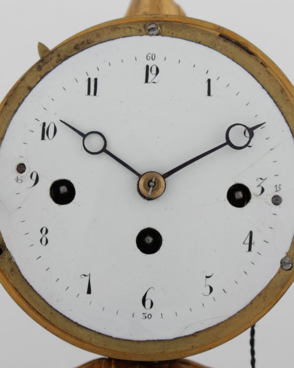 Raritní vídeňské empírové hodiny - Apollón a Dafné