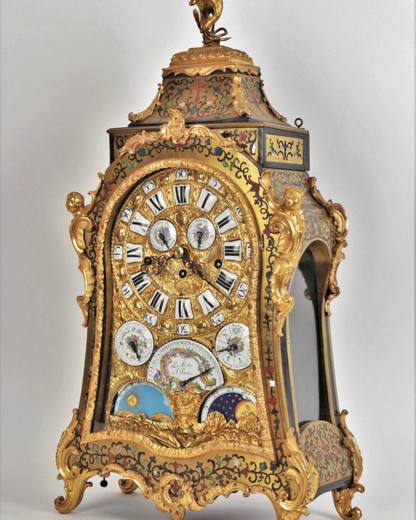 Unikátní barokní astronomické konzolové hodiny Le Roy A Paris