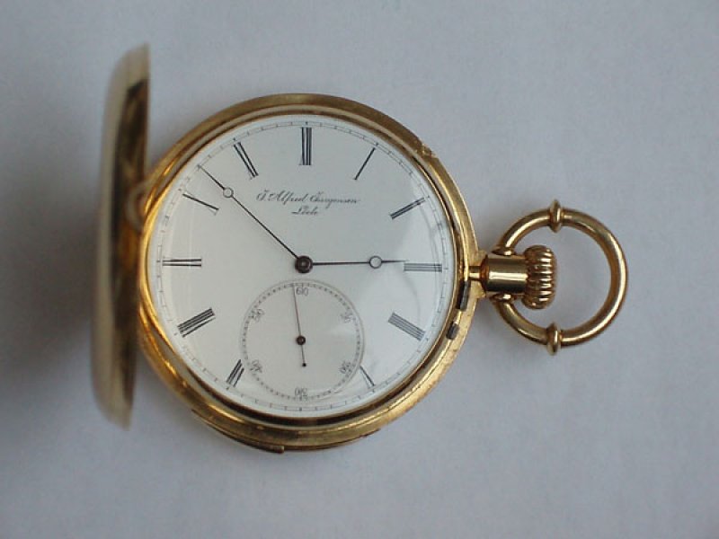 Alfred Jürgensen - kapesní hodinky s pětiminutovým bitím