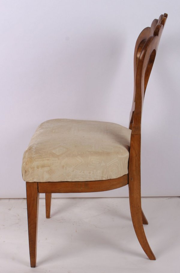 Sada 4 kusů víděnských židlí - biedermeir